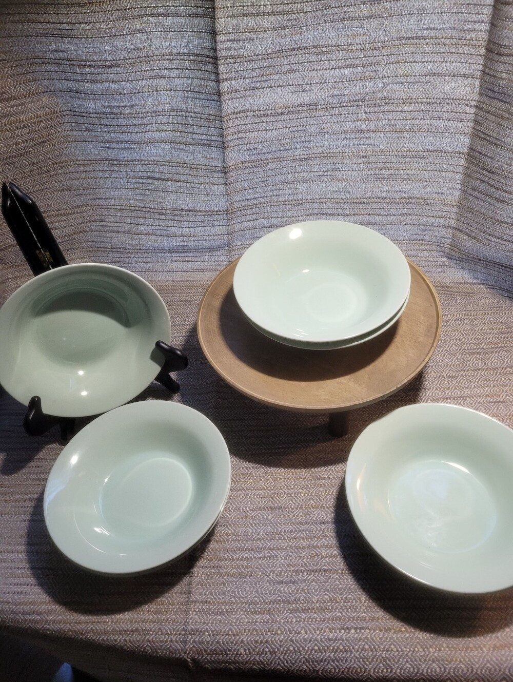 IKEA Mint Green Stoneware Bowl Set of 7. Perfect Size And Color For Your Kutchen - Picture 10 of 16